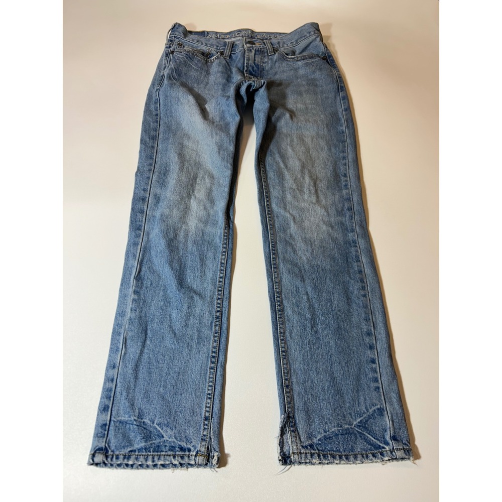 American Eagle Jeans Men's 29/30 Blue Slim Fit Straight Leg Denim